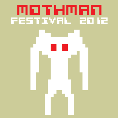 2012 Mothman Festival 8 Bit Womens Shirt